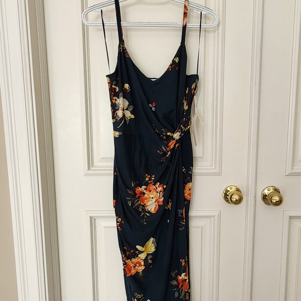 NINE BRITTON Vivienne Knit Fitted Midi Dress  | Small